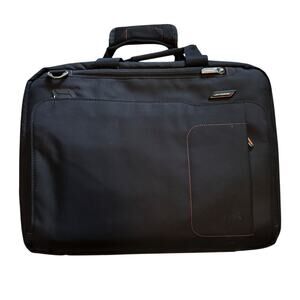 VTG Briggs and Riley Travelware Expandable Black Laptop Bag Early Model 17"